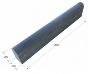 Bordillo jardin 10x20x100 curvo