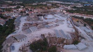 fábrica de prefabricados san blas a vista de pájaro